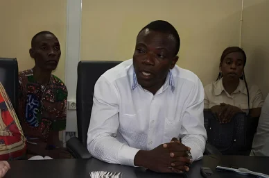 Réunion d’information animée par un représentant de l’ABP.