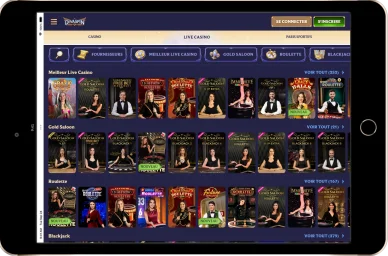 Jeux live DivaSpin Casino.
