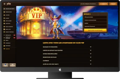 VIP Lizaro Casino récompenses exclusives. Programme VIP Lizaro Casino avantages.