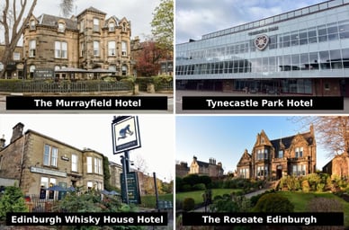 hotels near murrayfield stadium