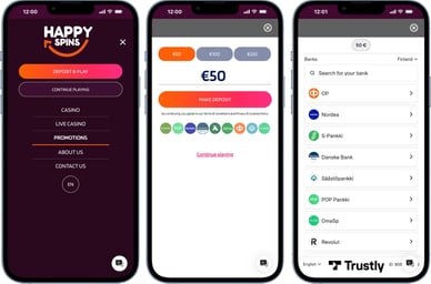 trustly mobile casino