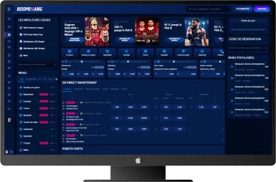 Paris sportifs en direct sur BoomerangBet.