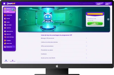 Avantages VIP Robocat. Robocat programme VIP.