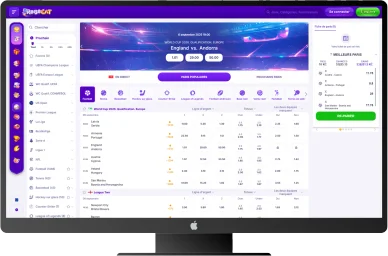 Section sport Robocat. Paris sportifs Robocat.