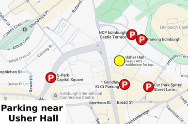 parking near usher hall edinburgh