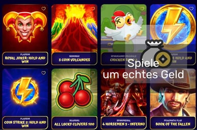 Spiele im Echtgeld-Casino