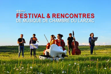 Affiche du Festival de Musique de Chambre du Larzac, 11e édition.
