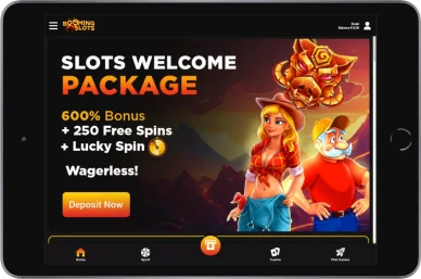 Μπόνους καλωσορίσματος του καζίνο BoomingSlots στην Ελλάδα BoomingSlots casino welcome bonus