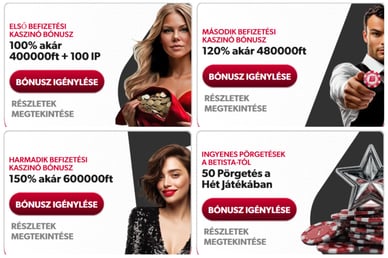 Betista Üdvözlő bónusz