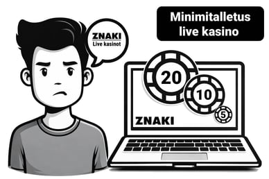 Minimitalletus live kasino