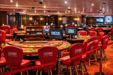 Halle mit TischspieleTischspiele im Casino du Lac Meyrin