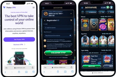 VPN gebruiken bij gokken op smartphone