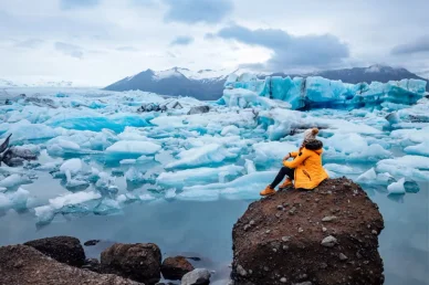 Glacial Lagoon Jökulsárlón in Iceland Jökulsárlón