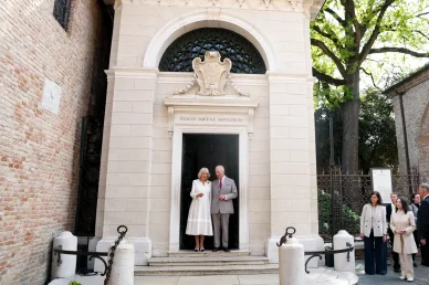 Carlo e Camilla a Ravenna