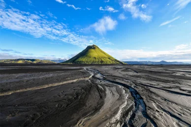 Eldfjallið Mælifell, Ísland Mælifell - eldfjallið