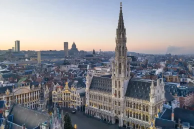 A brüsszeli Grand Place tér Brüsszel Grand Place
