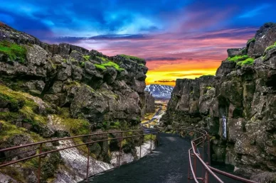 Þingvellir National Park in Iceland Þingvellir National Park