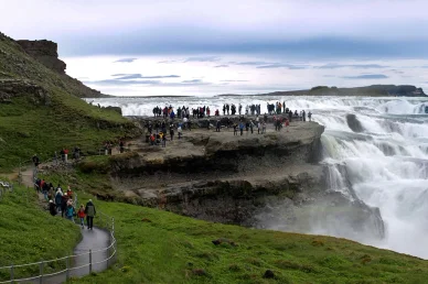 Gullfoss in Iceland Gullfoss