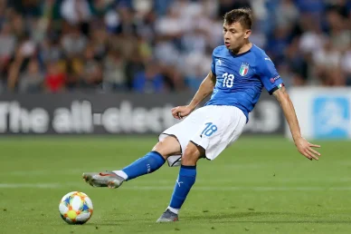 Barella gioca nella Nazionale italiana Barella calciatore