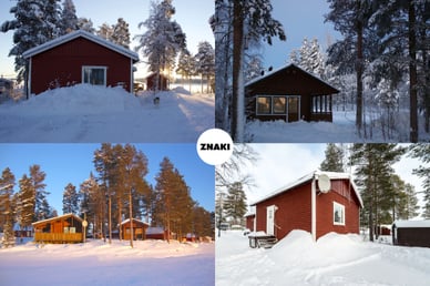 Stugor i Sandsjögården