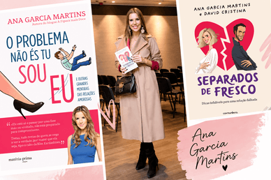 Colagem com capas de livros de Ana Garcia Martins