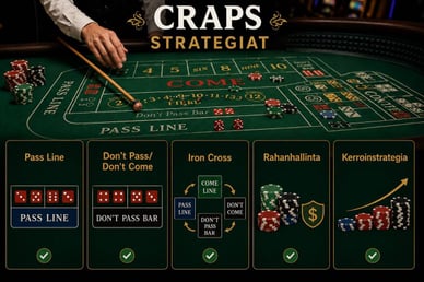 strategia craps netissä