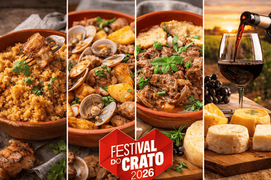 Festival do Crato: comida saborosa e vinhos da região do Alentejo