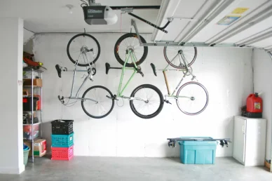 Elevate your cycle storage: hanging your bike in a garage