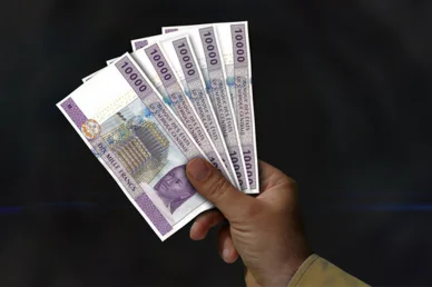 Купюры Центральноафриканского франка 10000 XAF 
