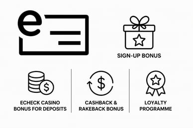 echeck casino bonus