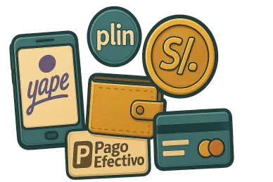 Métodos de pago en los casinos online peruanos Métodos de depósito y retiro en los casinos online de Perú