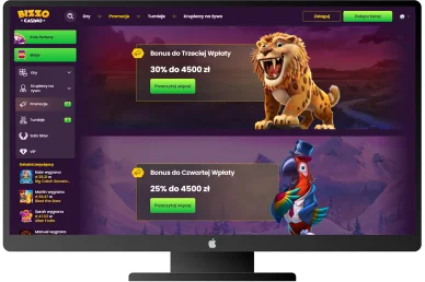 Bonus powitalny od wpłaty w kasyno podobne do Total Casino