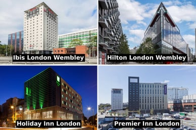 hotels near wembley stadium