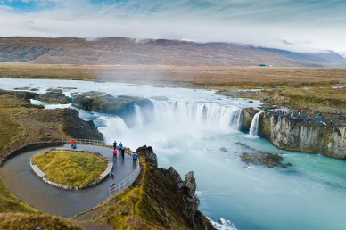Goðafoss in Iceland Goðafoss