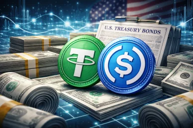 العملات المستقرة وسندات الخزانة الأمريكية العملات المستقرة والدولار الأمريكي