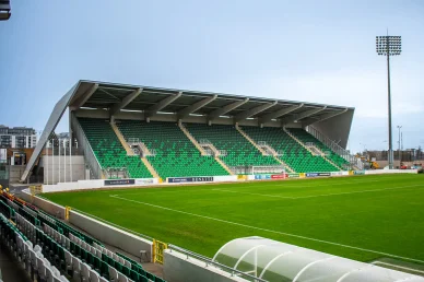 Tallaght Stadium, home of Shamrock Rovers Football Club in Dublin