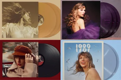 Famous albums by Taylor Swift