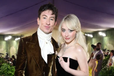 Barry Keoghan with Sabrina Carpenter
