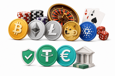Kryptowährungen im Casinos