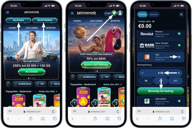 casino ing deposit