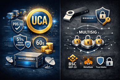 Βασικά επίπεδα ασφάλειας UCA Coin