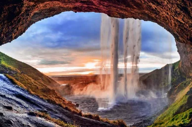 Seljalandsfoss in Iceland Seljalandsfoss