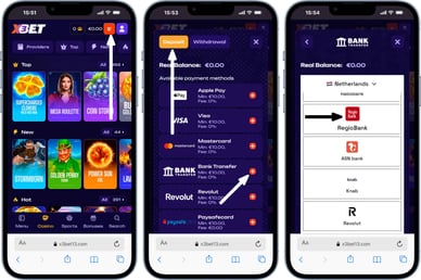 regiobank casino deposit
