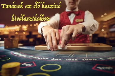 online élő kaszinó