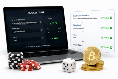 Provably Fair Technologie in BTC-Casinos