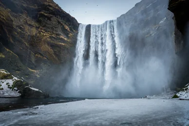 Waterfalls - Skógafoss in Iceland Skógafoss