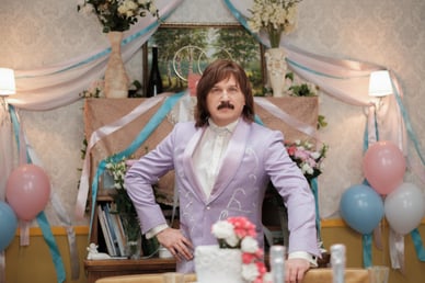 Юрій Горбунов у фільмі "Скажене весілля"