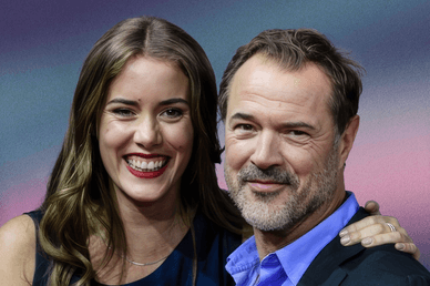 Sebastian Koch mit seiner Tochter