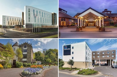 hotels near download festival