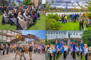 Iceland National Day: Independence Day on 17 June People celebrate